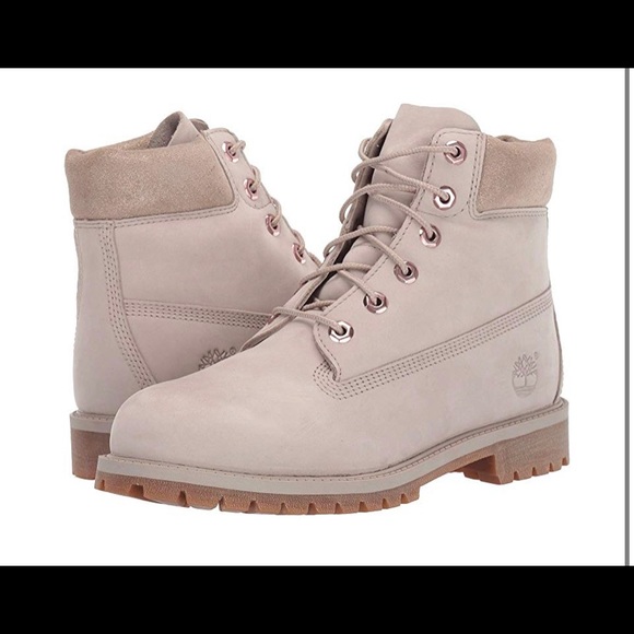 Light pink nubuck timberland 6 inch boot - Picture 7 of 7